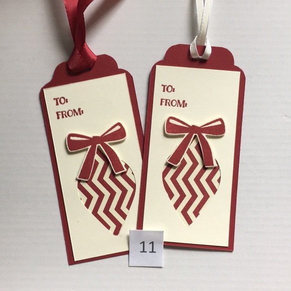 PICK 12 Fancy Christmas Tags FREE SHIPPING - Picture 12 of 15